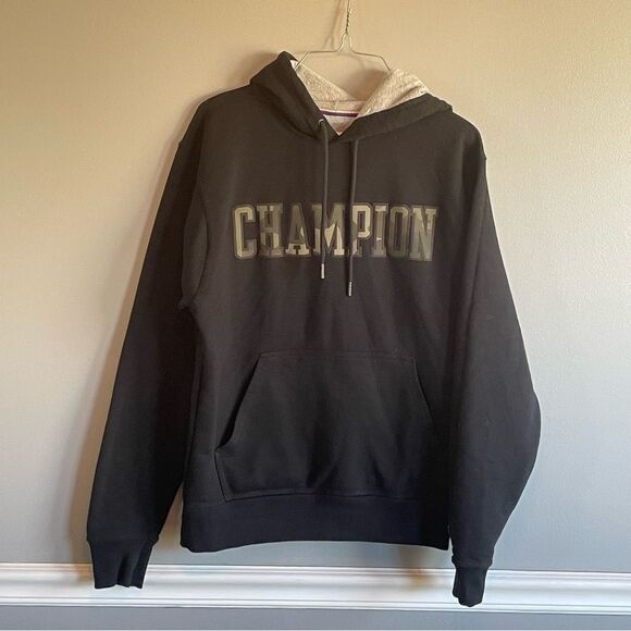 Champion Other - Mens Champion hoodie sweatshirt Size Small black camouflage logo